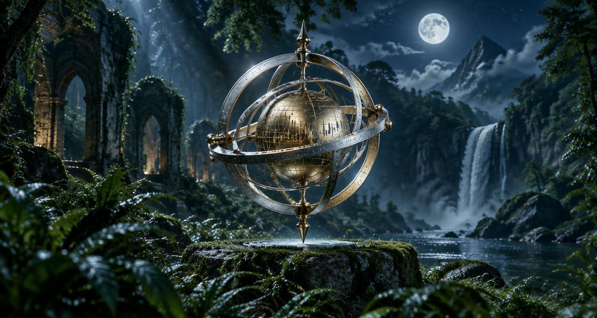 Aptus Trade review research instrument in a moonlit forest